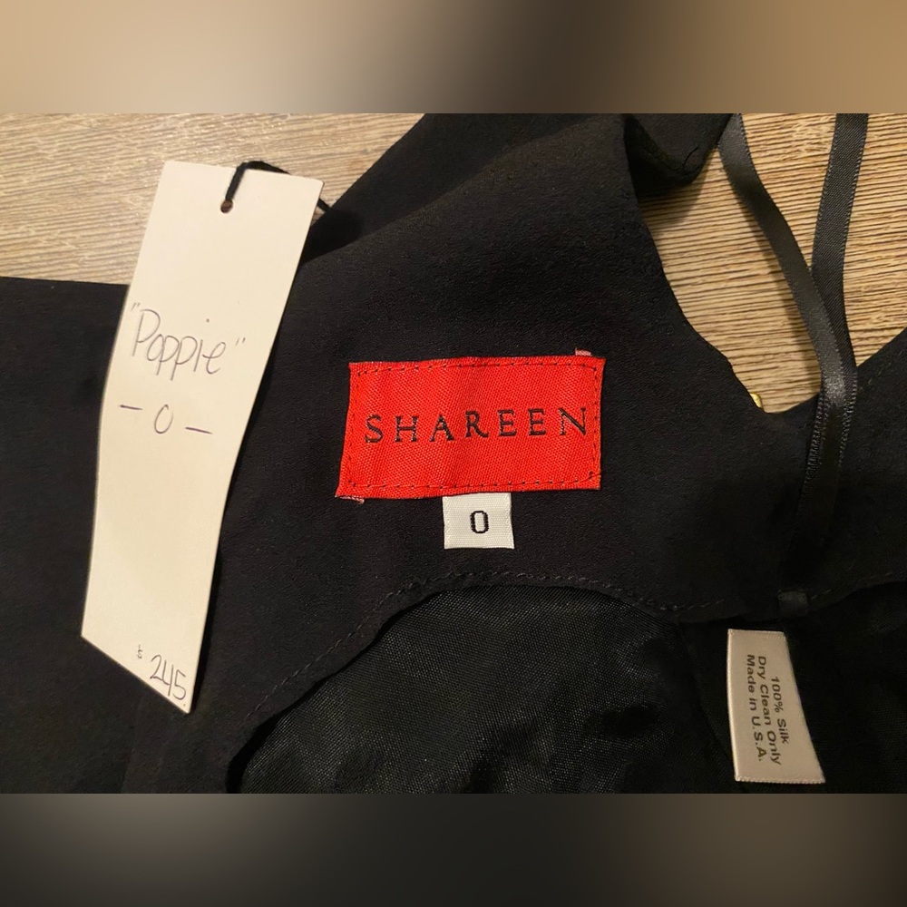 Low cut silk mini Poppi dress from Shareen - Picture 6 of 6